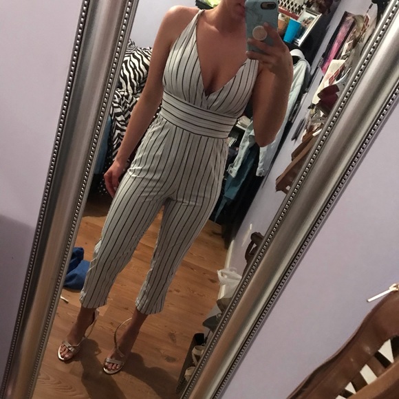 Striped Jumpsuit - Picture 7 of 8